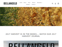 Tablet Screenshot of bellangelo.com